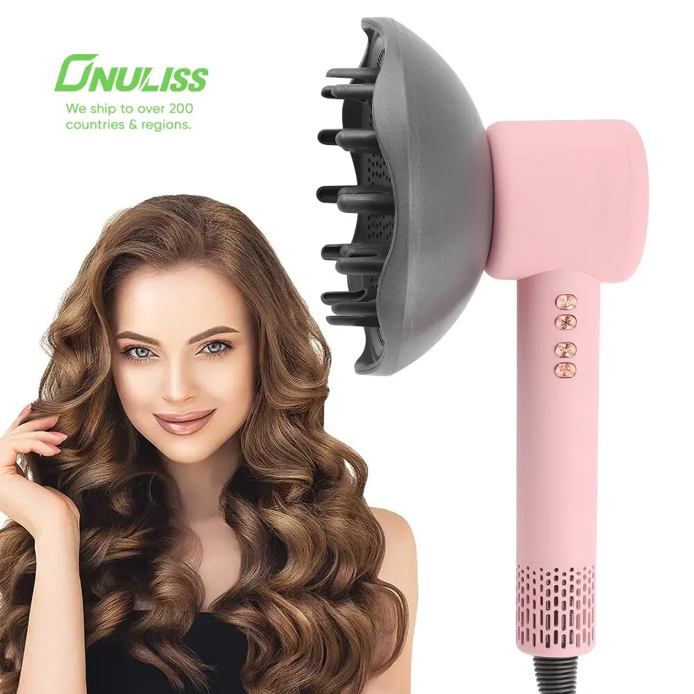 High Quality High Speed bldc Hair Blow Dryer Salon Hair Tools Hot Air Brush Curl Hair Dryer Styler Made in China Dryer Machine