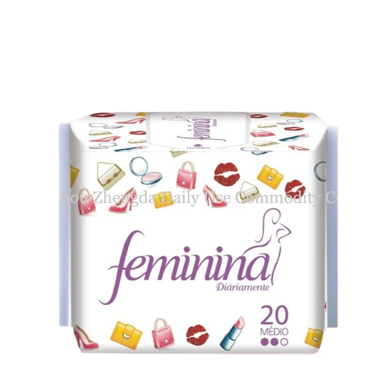 Super absorbent bamboo korea fibre sanitary napkin for sexy girl