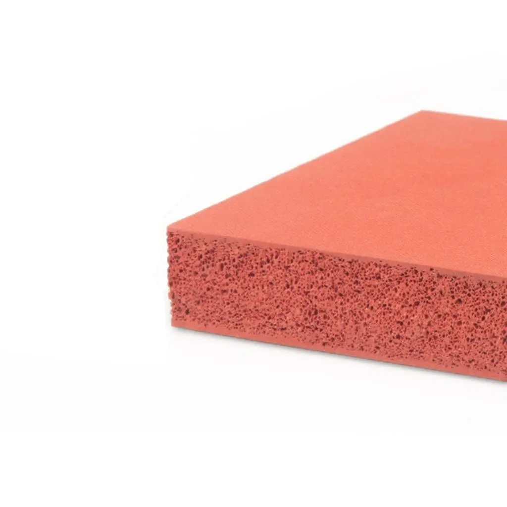Heat resistant sponge LMS Heat Resistant Silicone Sponge Foam Rubber Sheet, Texture, High Temp Press
