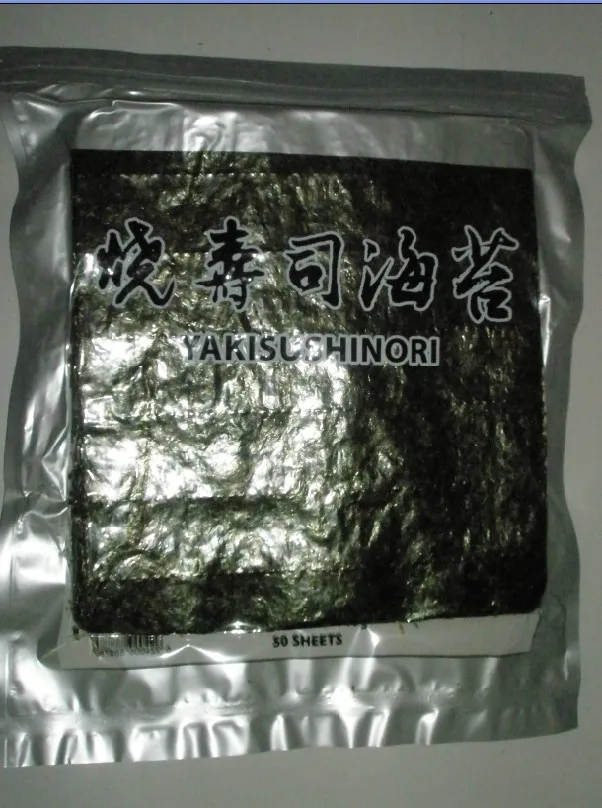 JAPANESE Seafood Seaweed commercial high quality sushi nori sheets roasted