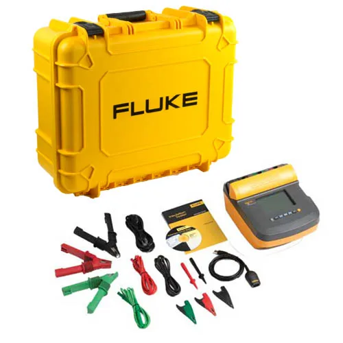 Long battery life Large digital/analog LCD easy viewing 3 year warranty 600 V Fluke 1555/Kit identify potential failures