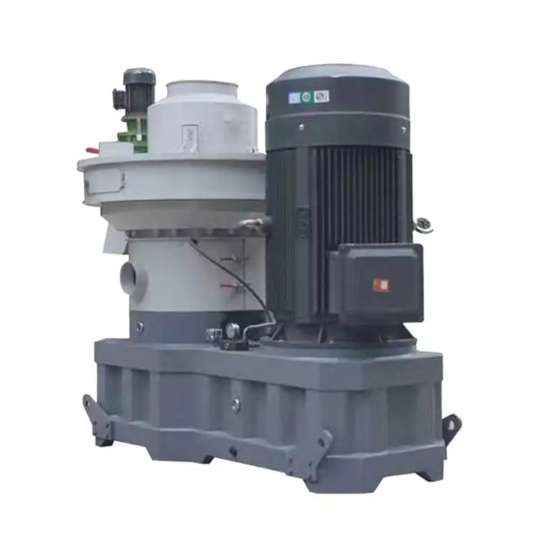 Automatic wood husk small and medium-sized sawdust straw planing press biomass fuel pellet production machine