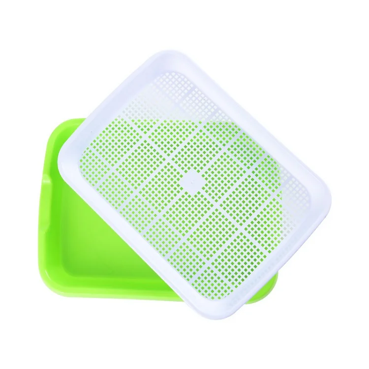 plastic seeding tray PP double bean sprouts seed tray