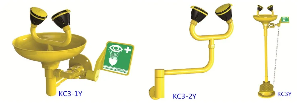 manufacturer supply deck mounted safety eye wash KC3-1Y
