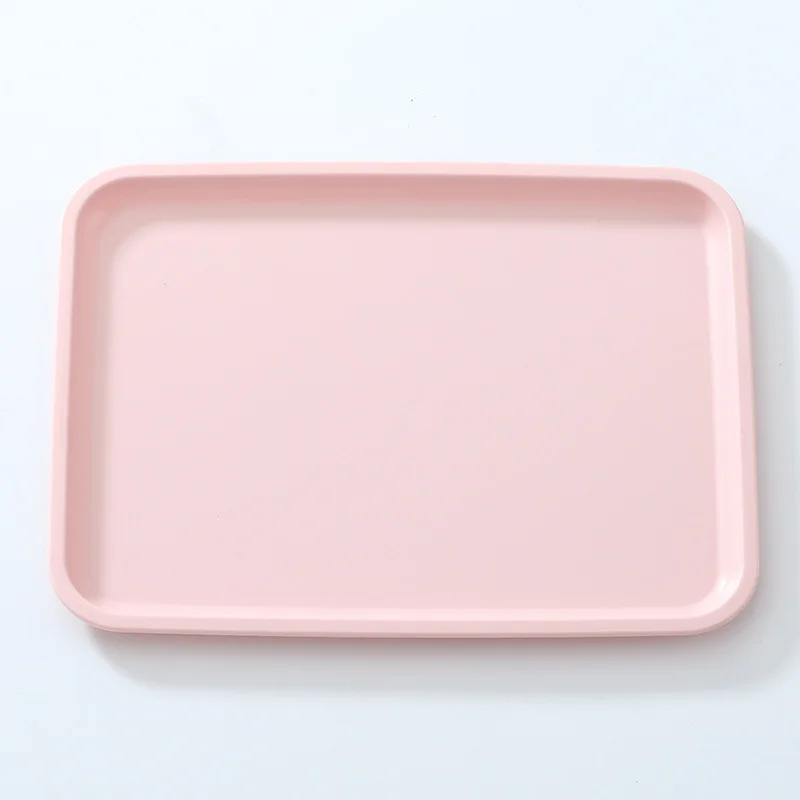 Rectangle Plastic Non-Slip Tea Coffee Tray Meal Service Restaurant Food Tray Serving Tray