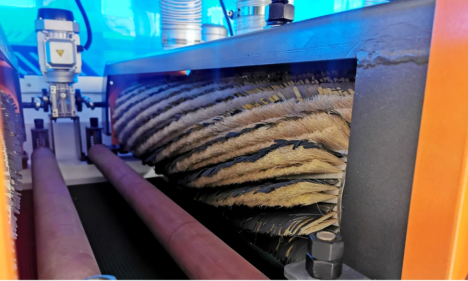 ZICAR 1000mm 1300mm wood polishing machine for wood panels sander polisher