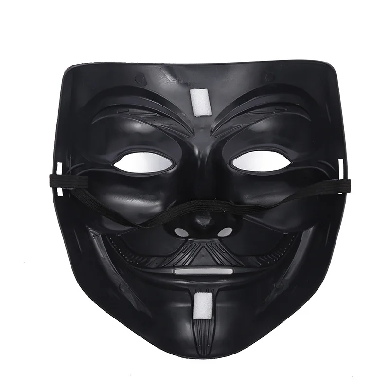 Halloween Party V Mask Decoration Wholesale Festive Atmosphere Thriller Halloween Horror Dress Up Props V Face Mask