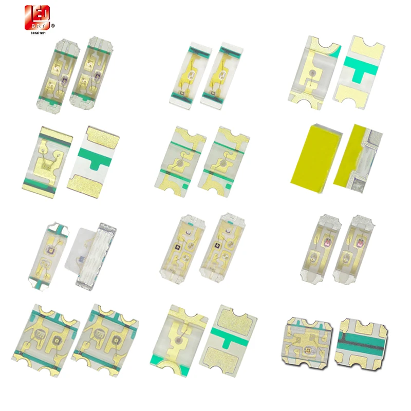 BrtLed Baihong 2835 5050RGB 0603 1206 3528 SMD LED Chips - Multi-color Options, Original High Brightness