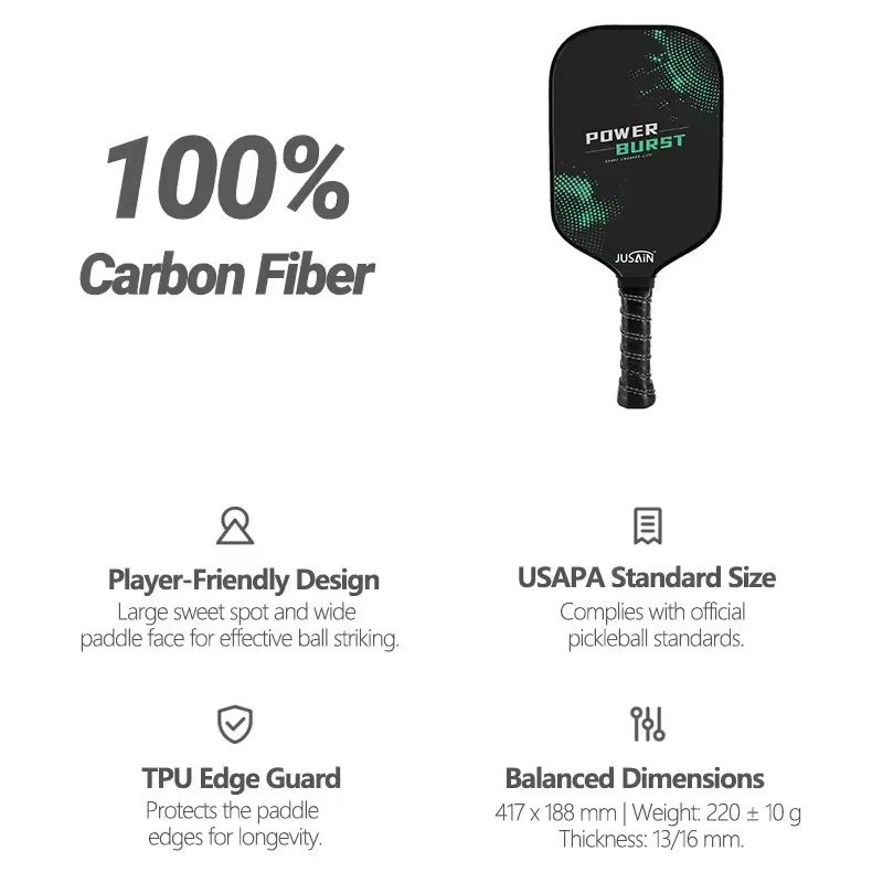 Custom T700 Carbon Fiber Pickleball Paddle - Lightweight and Durable, Ideal for Indoor and Outdoor Use t700 titanium pickleball