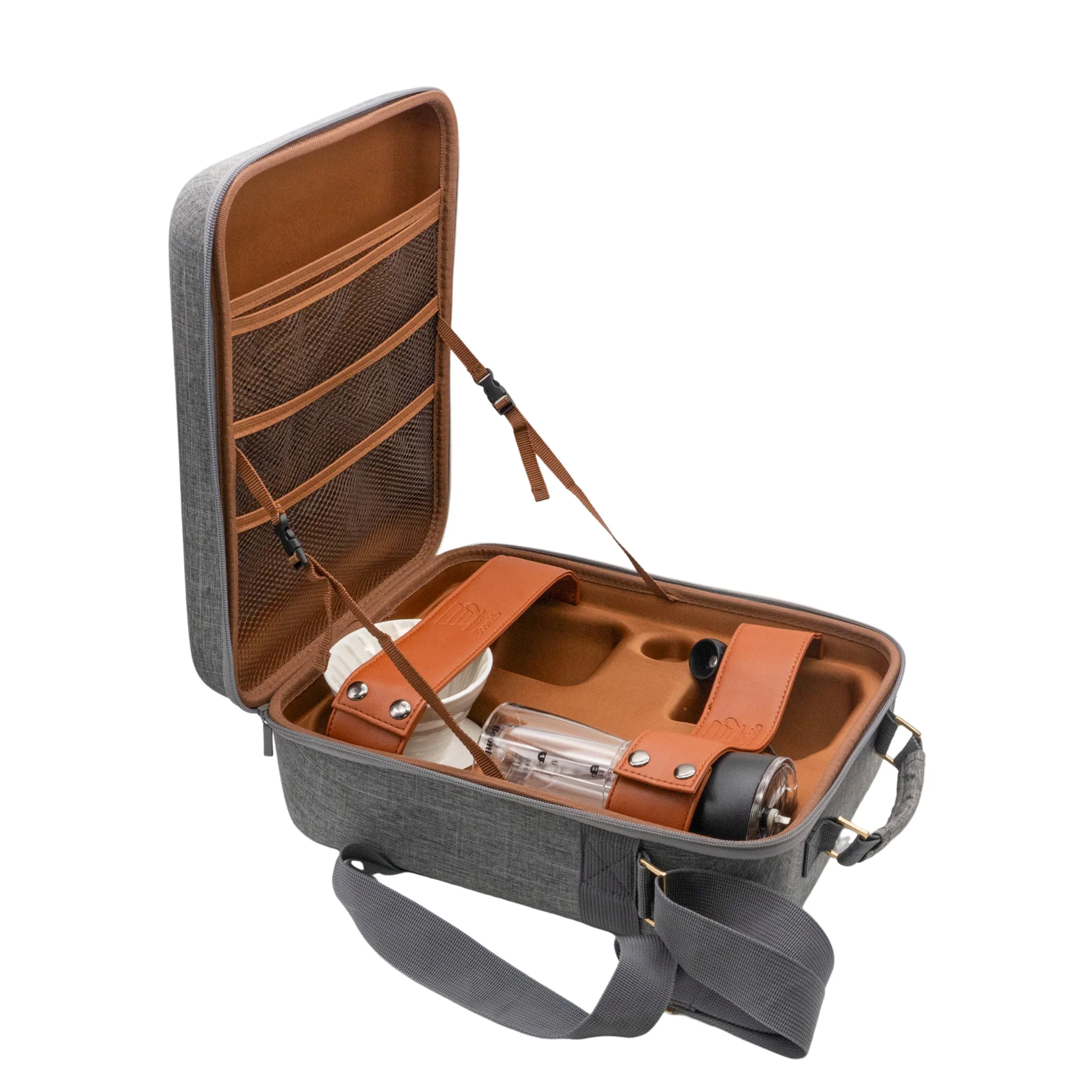 Factory Custom Case EVA Supplier Stdury Coffee Maker Espresso Coffee Maker Grinders Machine Case with Insert