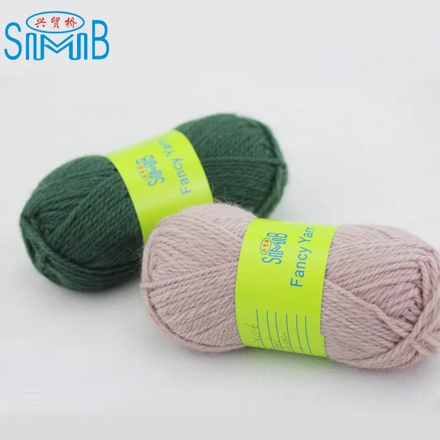 
suzhou huicai wholesale crochet lana for hand knitting 3 ply 100% wool yarn for knitting sweater 