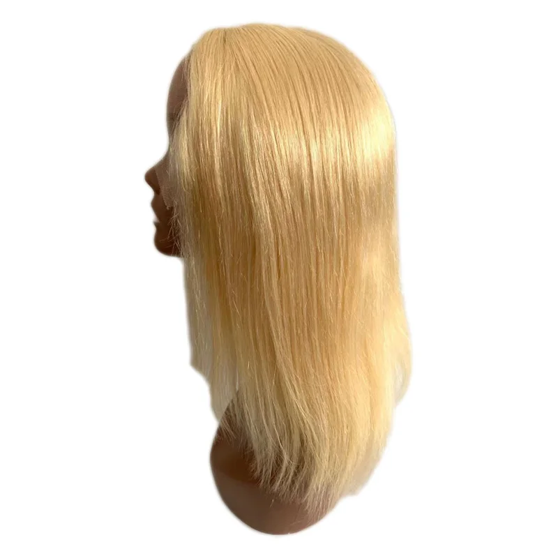
real human hair wig blonde lace wig sample order available 
