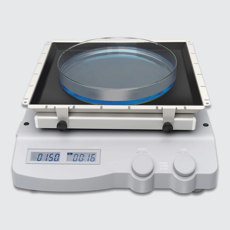 Laboratory Equipment Supplier Culture Dish Mixing Brushless DC Motor LCD Digital Orbital Shaker