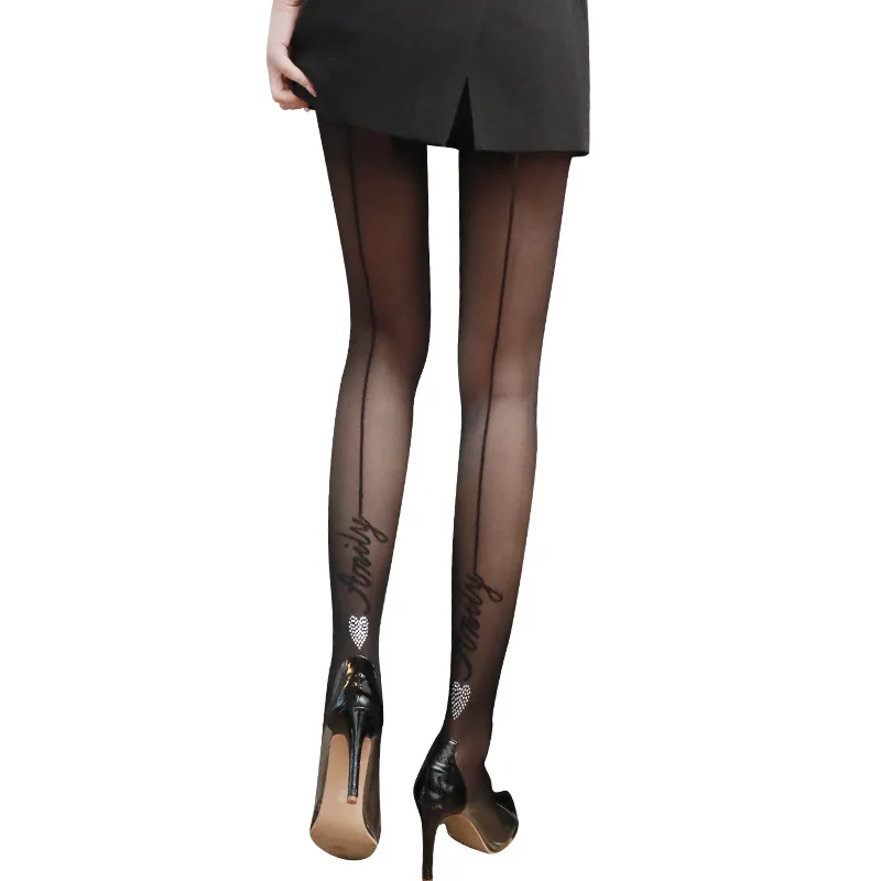 sexy pantyhose designs girls ultra sheer stoking sexy custom printed pantyhose