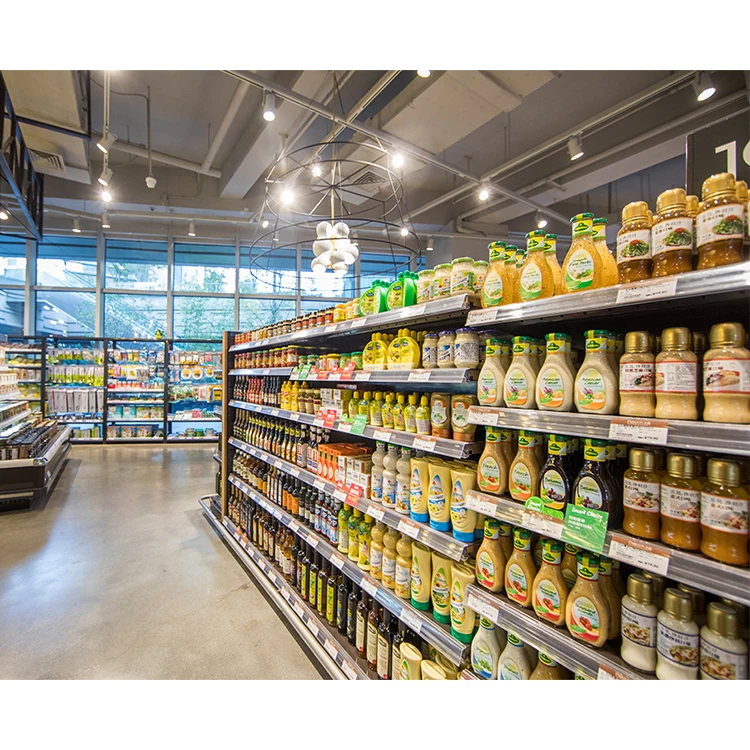 Guichang Convenient Store Retail Shelf Grocery Single Double Sided Rack Equipment Gondola Supermarket Shelves