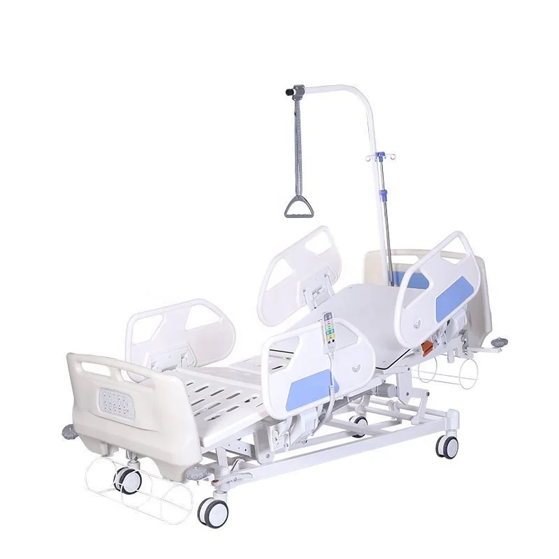 Cheap Price Hospital Equipment ABS A7 Economic Solid Flat Hospital Bed Medical Bed with the Punched Plate