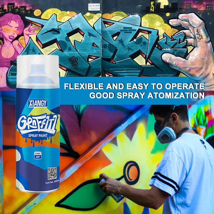 High Quality Fast Dry Durable Acrylic Aerosol Graffiti Spray Paint