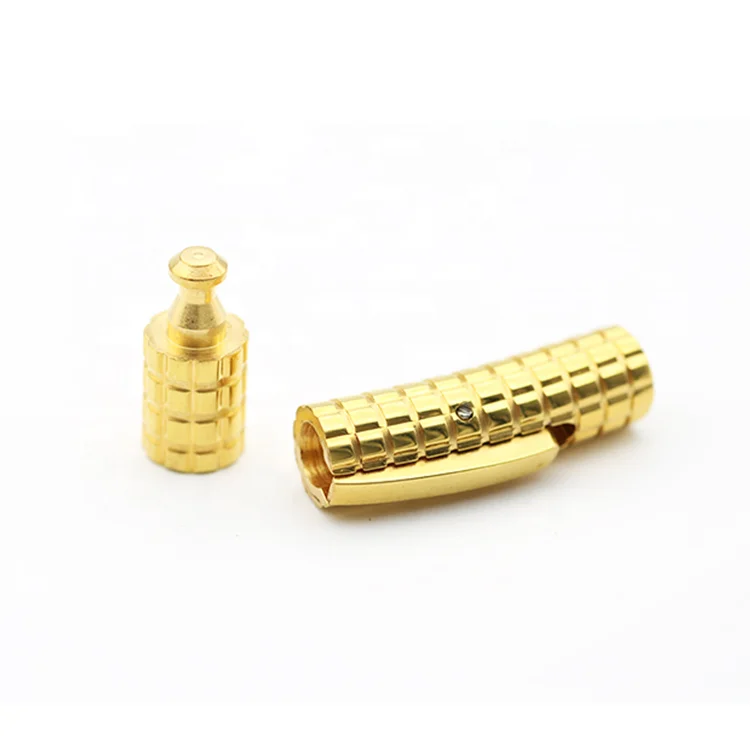 
Bracelet Leather Cord Connectors 4mm Magnetic Clasp 