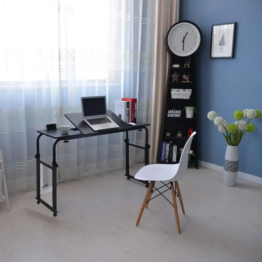 Bed Table, laptop cart table, adjustable width and height