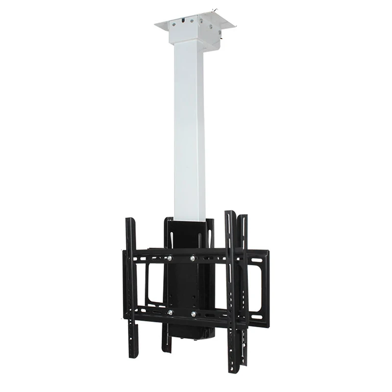 
Dual screen electric TV bracket 2 screen telescopic TV ceiling bracket 32/50/65/65 inch TV automatic lifting mount 
