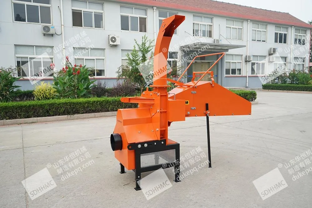 CE Approved Factory Price 3 Point Hitch Hydraulic PTO Driven WC8 Wood Chipper Shredder