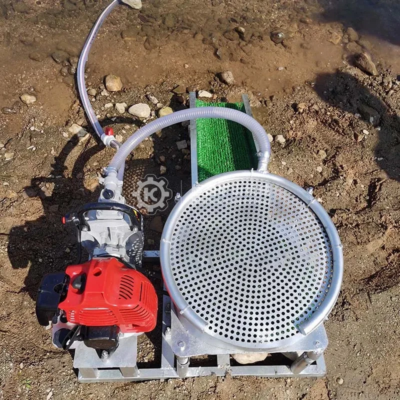 Africa Popular Sale High Recovery Disc Vibrating Bowl Separator Higherbanker Gold Mining Sluice Box Small Gold Panning Machine