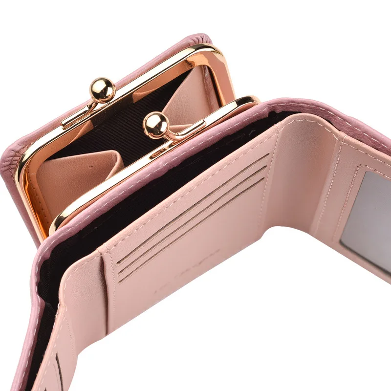 Hot Sale fashion PU Leather wallet vintage women Purse Passport Wallet For Travel