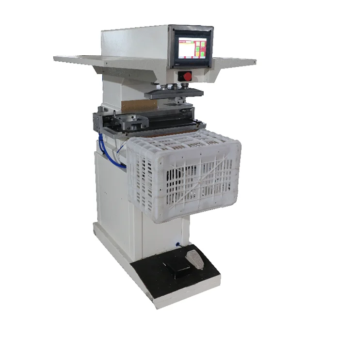 High-Accurate 135 mm Automatic One-Color Pad Printer New Condition Sealed Ink Cup Crates Buckets Printing Used Label Printer