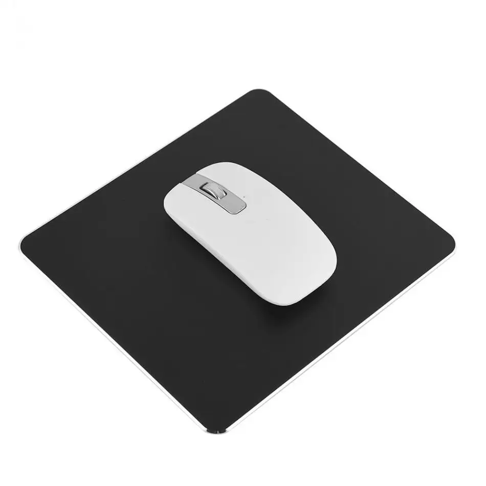Thin and stylish pure metal mouse pad non-slip aluminum alloy mouse pad for computer and gaming