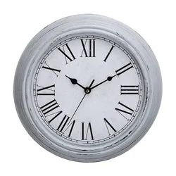 1pc wall clock 12 inch silent living room creative American retro quartz clock Nordic plastic clock Amazon