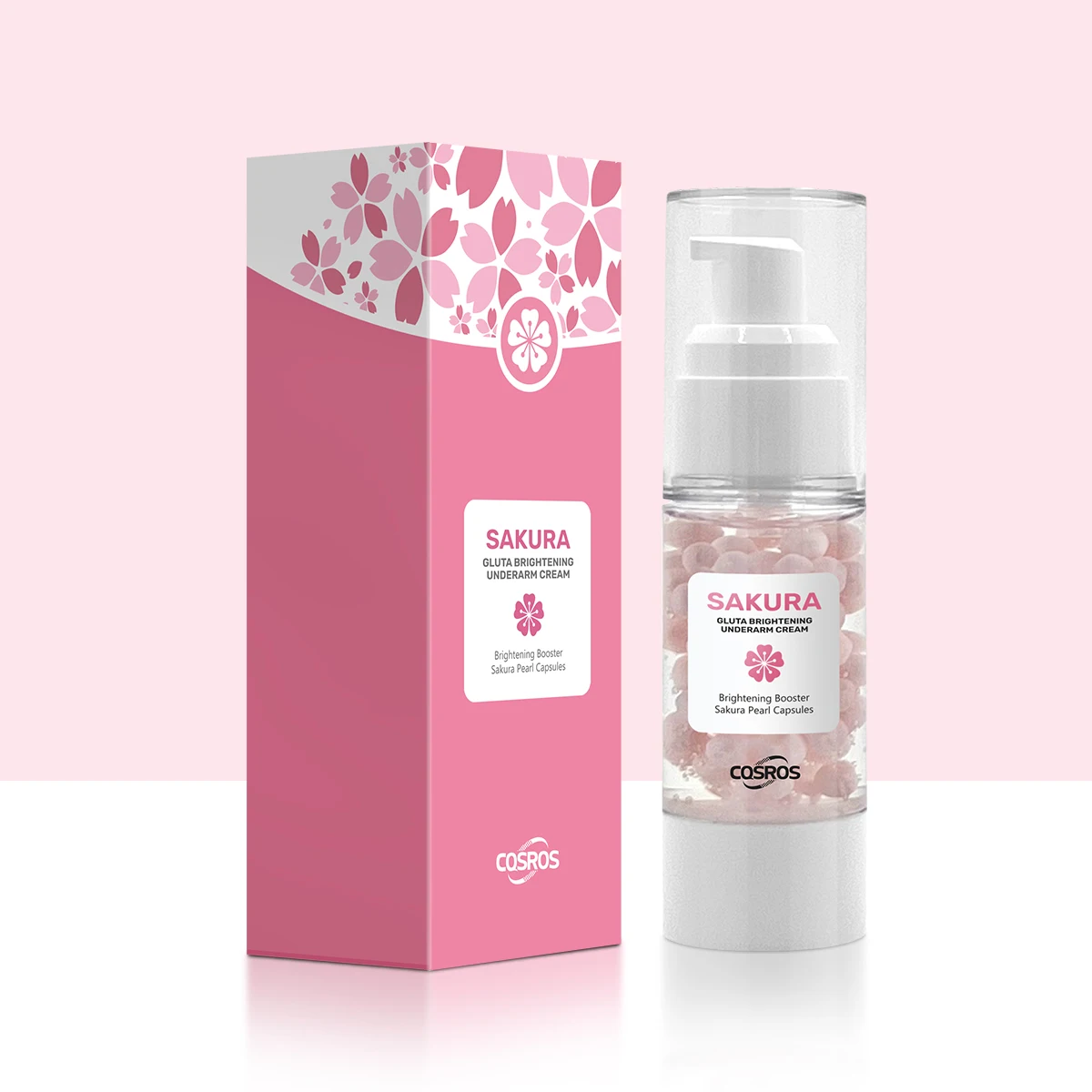 New Arrival Sakura Gluta Brightening Underarn Cream Removing Melanin Purifying Smoothing Skin Body Care Armpit Whitening Cream