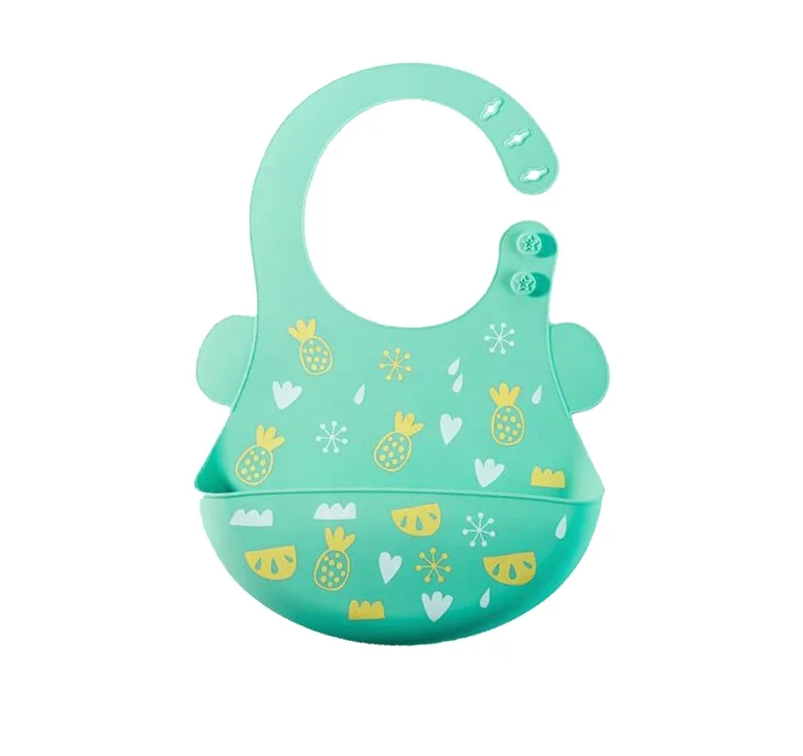 Youngerbebe Новое поступление детские нагрудники водонепроницаемый прочный горячие продаж популярные многоразовые силиконовые для пищевой