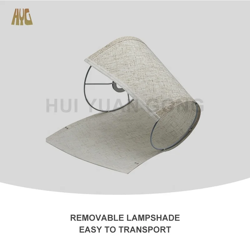 Modern PVC Material Small Drum Lamp Shade Table Lampshades Making Kit