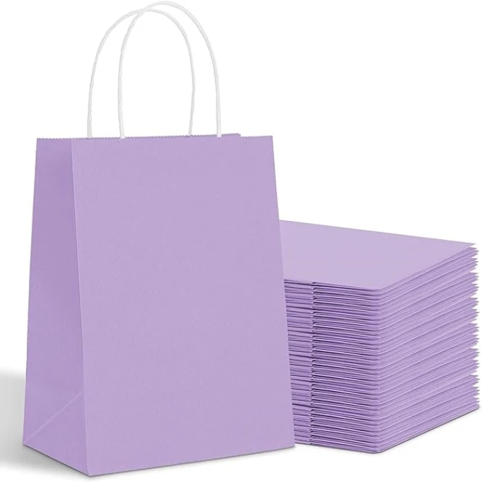 Brown Paper Bags Kraft Paper Bag with Handle Wholesale Craft Custom Paper Bags with Your Own Logo for Gift Shopping