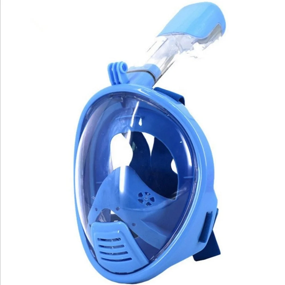 Детская Полнолицевая маска для плавания и дайвинга Противоударная водного спорта подводного сухая