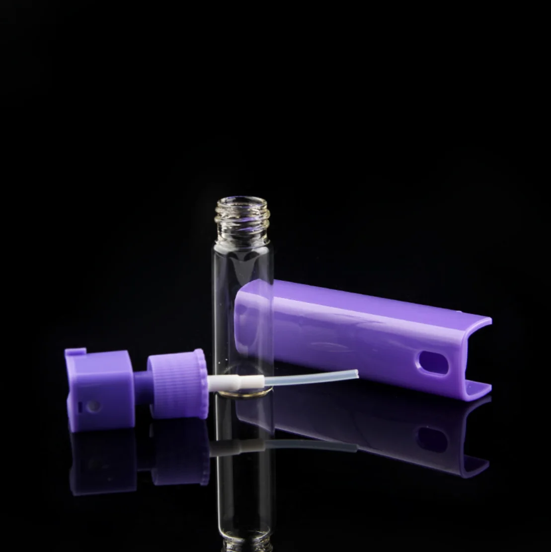 10ml fine mist squirt Square card pocket mini water spray bottle plastic square mist spray bottle