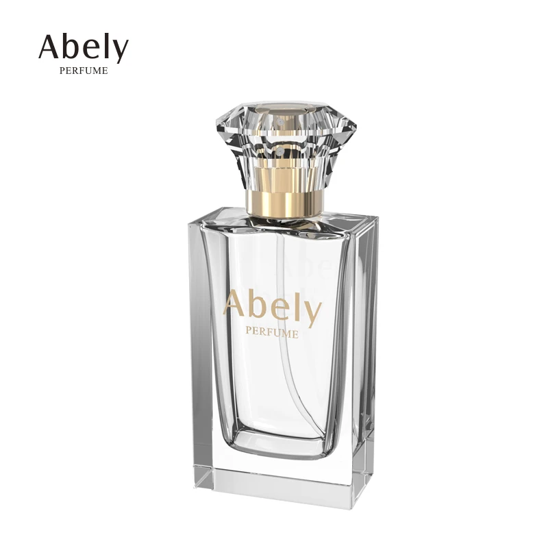 Cheap Price Low Moq Clear 30ml 50ml 100ml Pump Sprayer Bottle Empty Rectangle Square Glass Perfume Bottle With Silver Black Lids