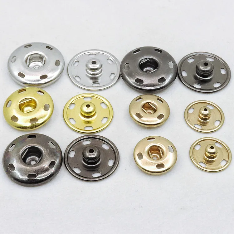 sales 25 mm nickel free concealed clothing bulk metal snap fastener two parts snap button brass snap buttons