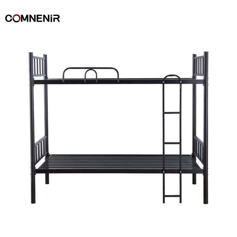 Single Student Bed Comfortable Wooden and Steel Metal One-Stop School & Dormitory Furniture for Bedroom Use