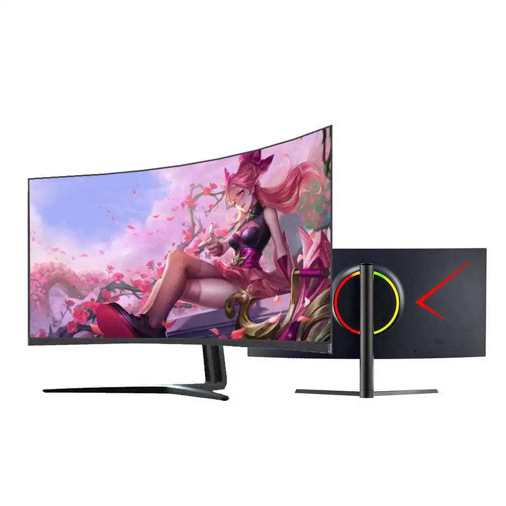 4k светодиодный игровой монитор 144 Гц 165 Dp лифтинг безрамочный 34 дюймов ЖК-Дисплей 24 дюйма дисплей 32 кривая 240 27