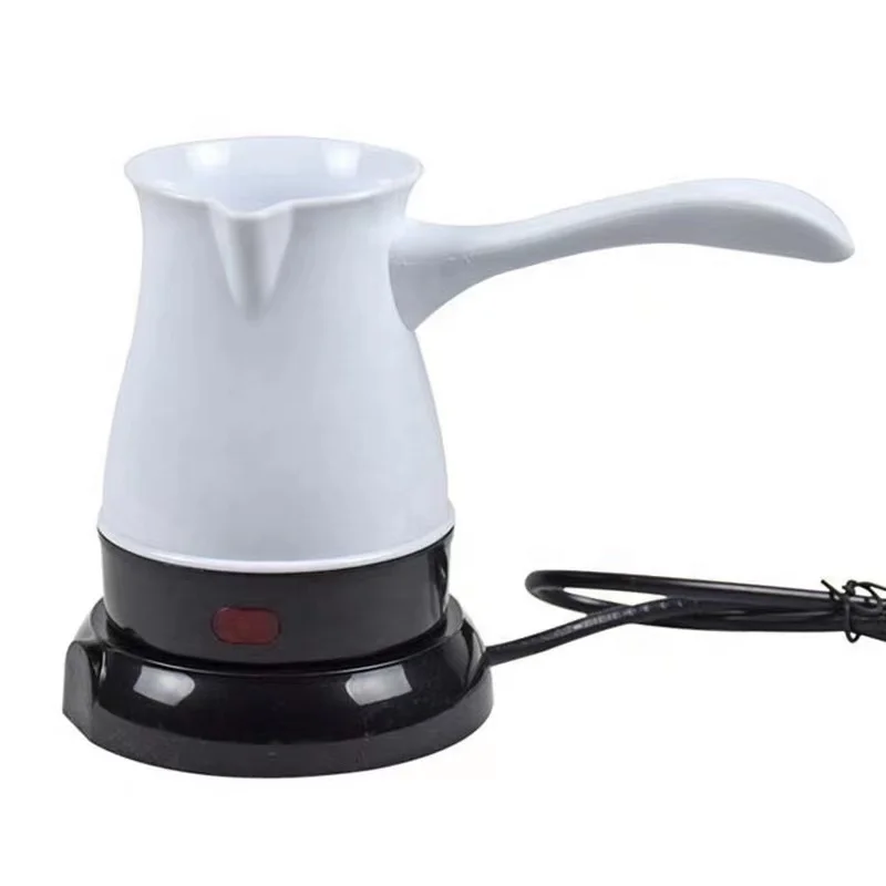 Classic Stainless Steel Electric Coffee Percolator with Heat Resistant Handle and Base Features Detachable Cord