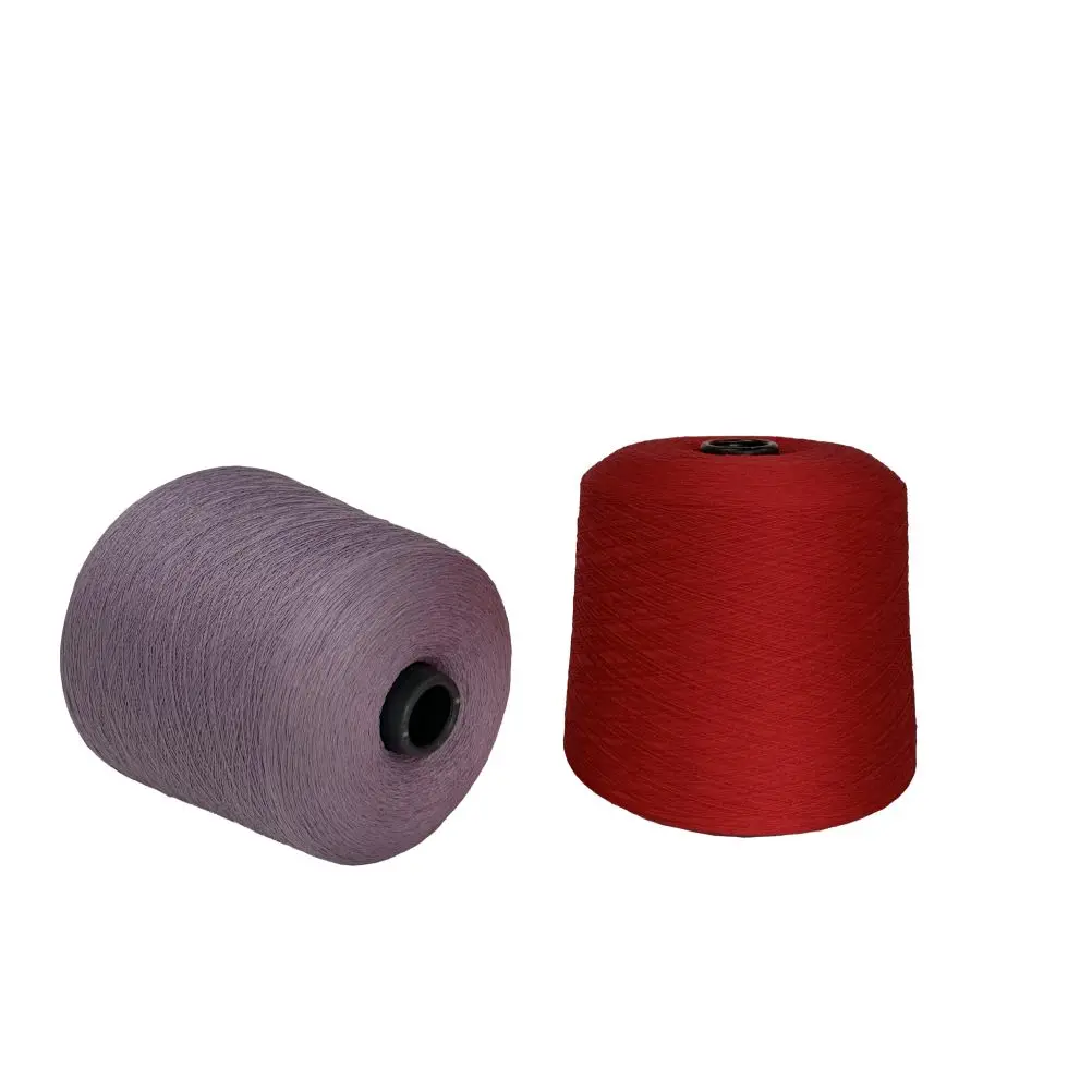 FREE sample spring summer anti static polyester viscose blended yarn