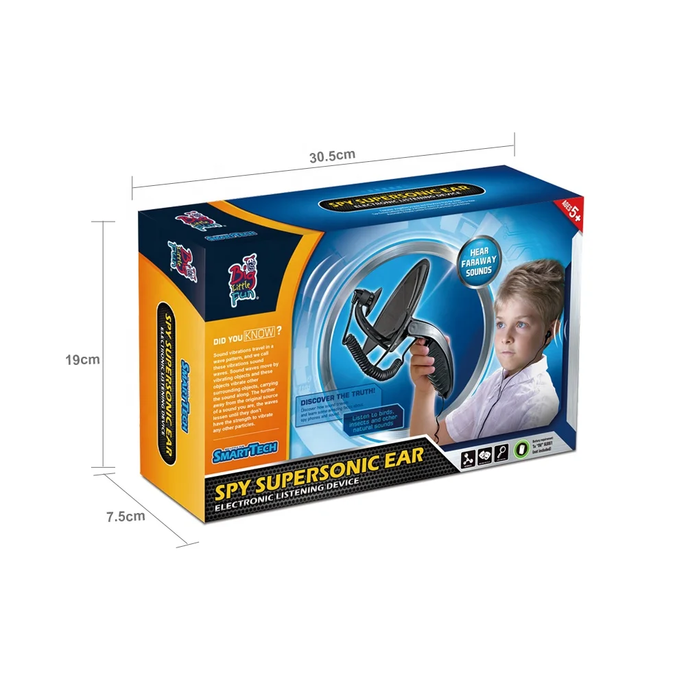 Kids spy gear Hand hold listening device boy toy spy kit for kids detective