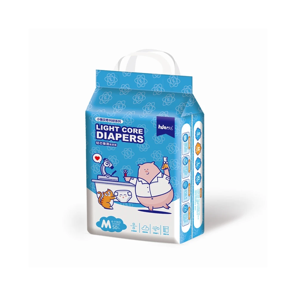 Лучшая цена, плотные Волшебные Ленты, ультратонкие одноразовые детские подгузники, детские подгузники, завод Nappi