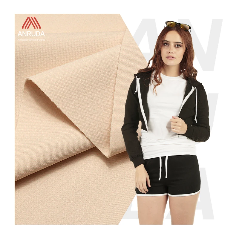 A3491 Heavyweight 310g nylon and elastane cycling panties sun-protective spandex fabric for gym clothing