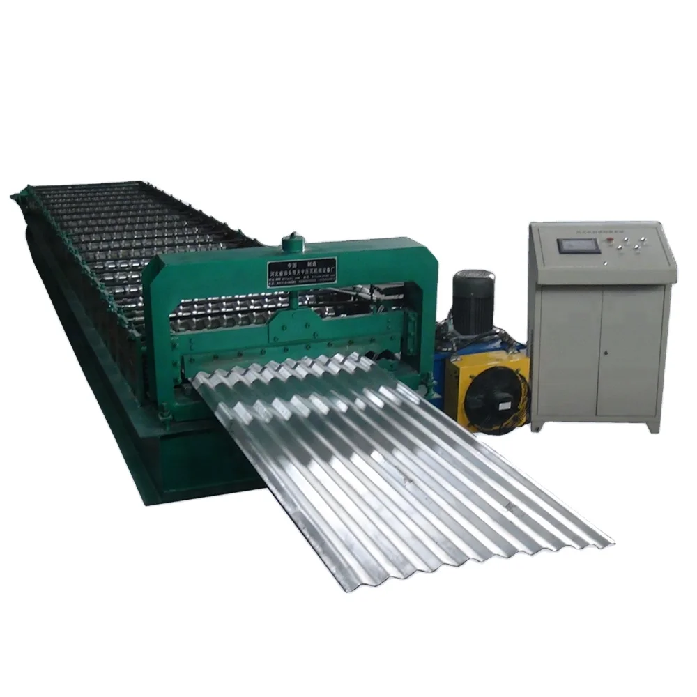 TY steel bar cutting machine corrugated iron sheet making machine press machine roll former