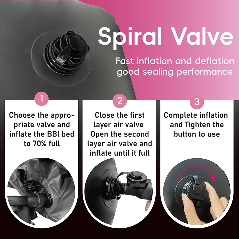 In stock Bedroom Sex Furniture Inflatable S Shaped Lounger Sofa Portable Sex Positions Air Sofa Bed Chair