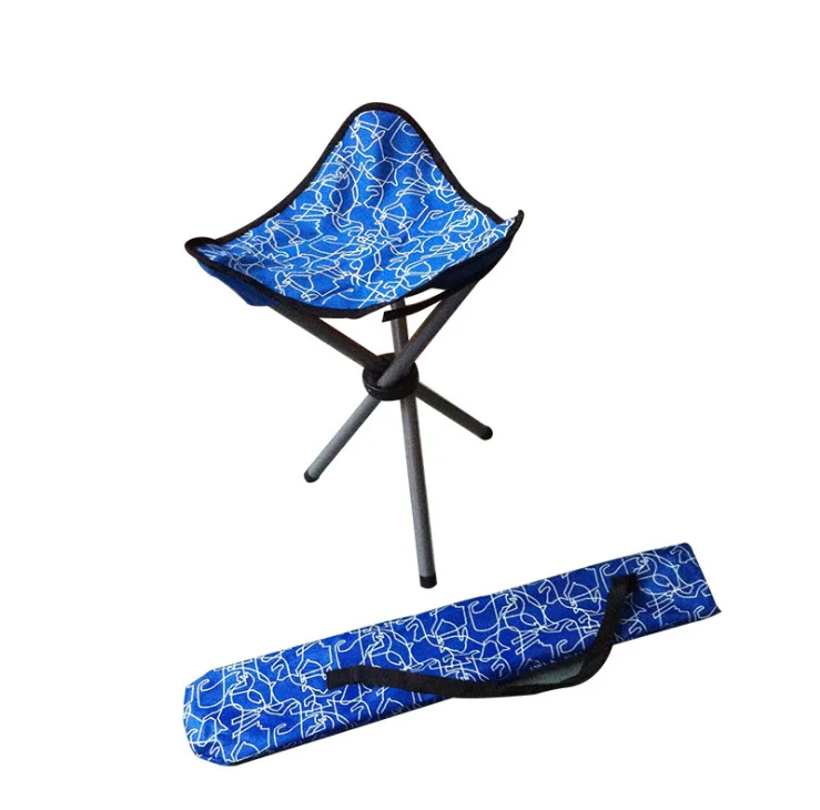 
Outdoor Collapsible canvas folding stool three leg fishing foldable tripod fishing chair 