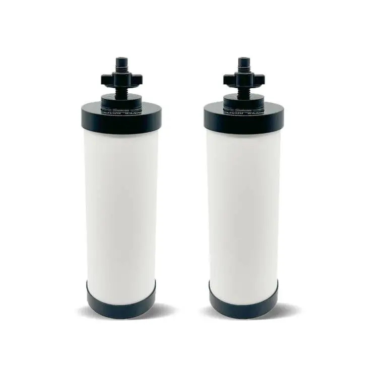 Porous 0.1micron Gravity Water Ceramic Filters for Countertop Stainless Steel Gravity Filtration System