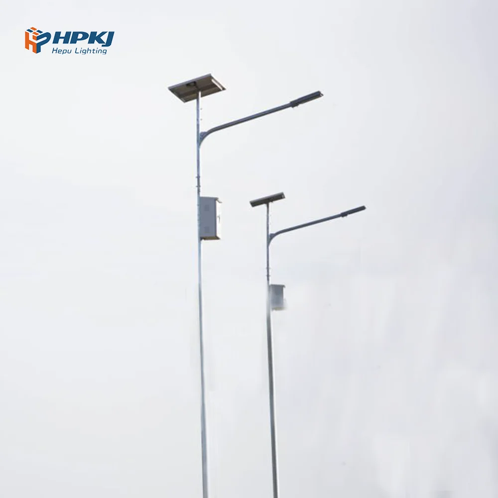 Hepu 150W & 300W Solar LED Street Lights Automatic Smart in One Illumination for Outdoor IP65 Rated for Road Use